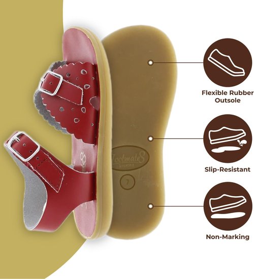 FOOTMATES Waterproof Sandals for Kids - Slip-Resistant, Non-Marking Outsoles | Comfortable Fit