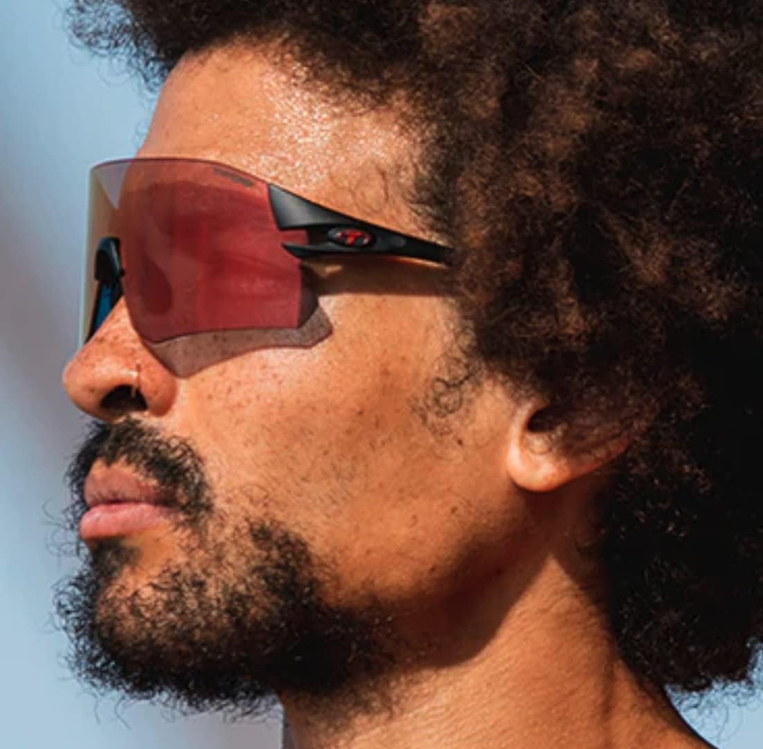 Tifosi Optics Rail Sunglasses (Matte Black (Clarion Red Fototec))