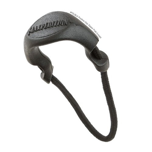 MAXPEDITION Positive Grip Zipper Pulls (Large, Black) Pack of 6, Zipper Pull Replacement for Tactical Backpack, EDC Pouch, Bug Out Bag & Luggage, Sling Pull Tab, PZLBLK
