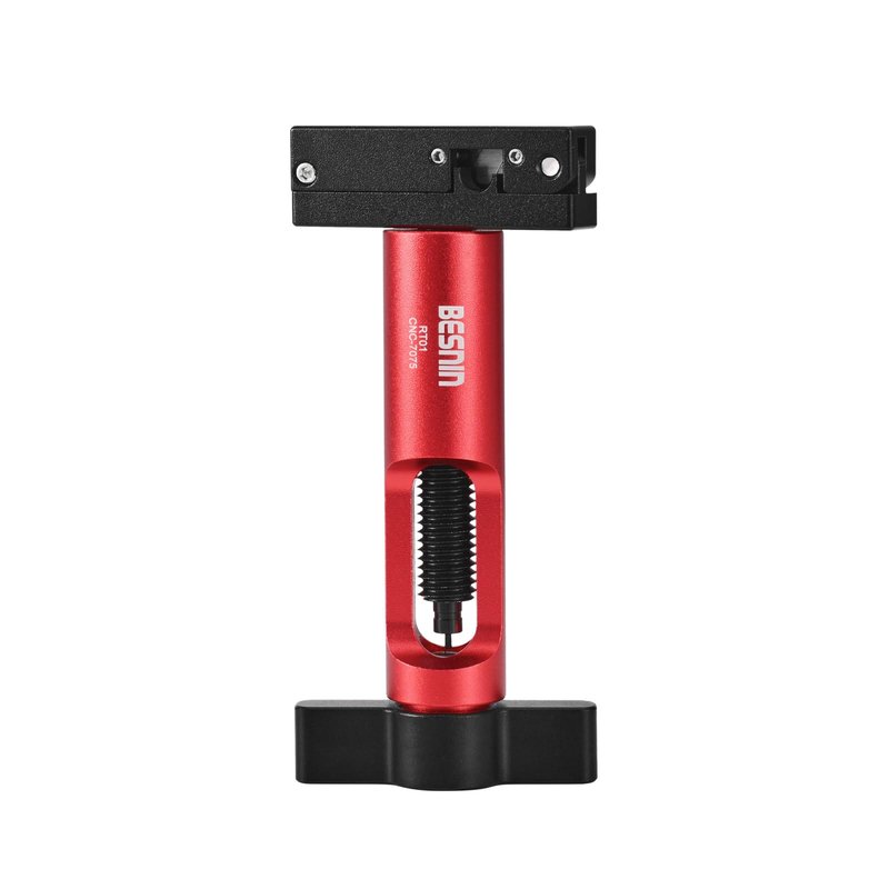 BESNIN Needle Driver Insertion Tool and Bike Oil Tube Cutter 2 in 1 Hydraulic Hose Fitting Insert Tool with Hydraulic Hose Cutter (red)