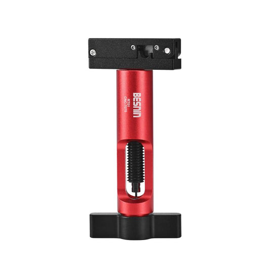 BESNIN Needle Driver Insertion Tool and Bike Oil Tube Cutter 2 in 1 Hydraulic Hose Fitting Insert Tool with Hydraulic Hose Cutter (red)