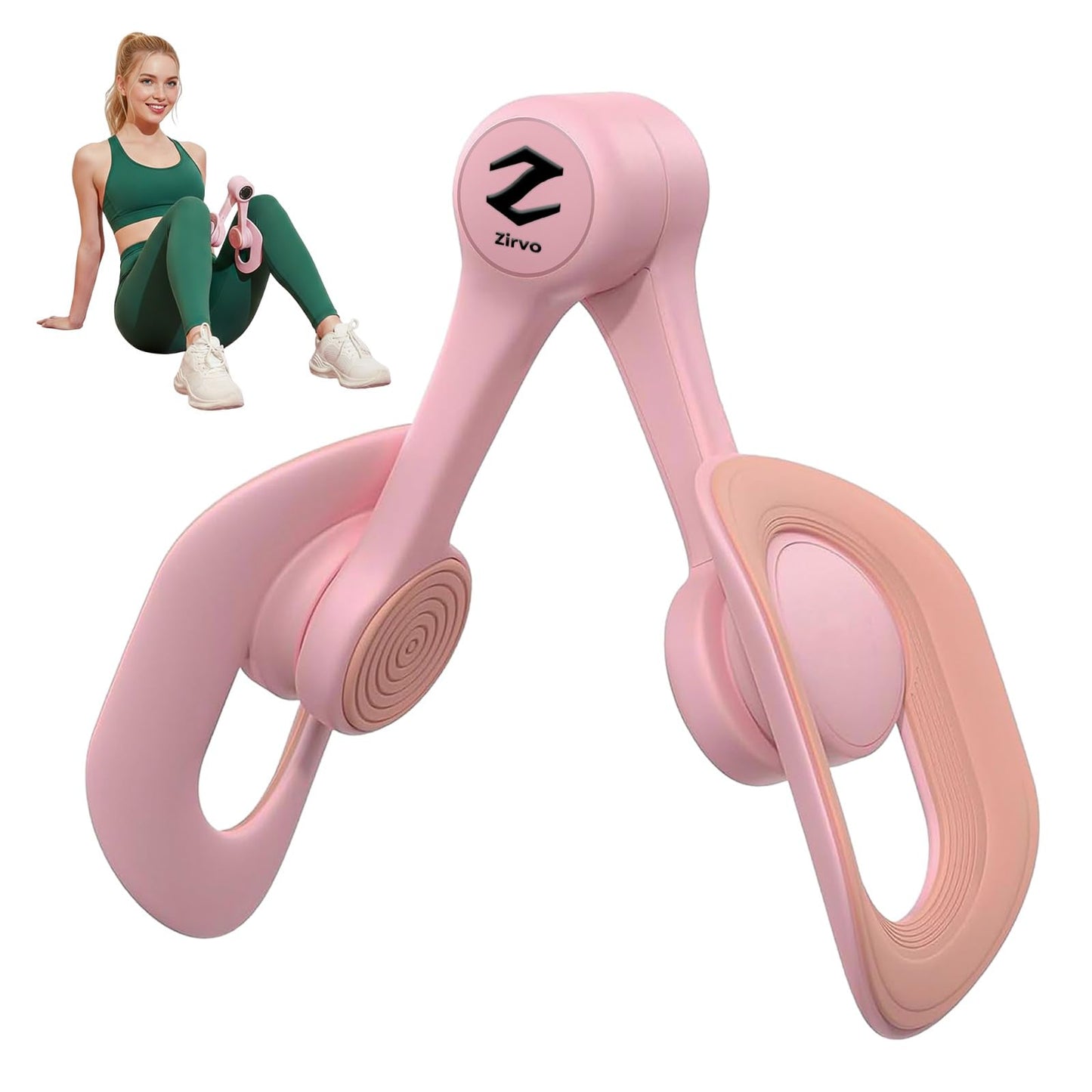 Thigh Trainer for Women, Thigh Master, 360° Rotating Pelvic Floor Muscle Trainer | KegelExerciser for Inner Thigh, Hip & Leg Shaping Compact Home Fitness & Workout Equipment