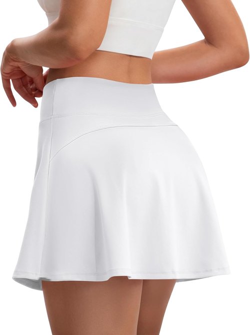 DLOODA Tennis Skirt - High Waisted Athletic Skort with Pockets for Women | Ideal for Golf & Pickleball