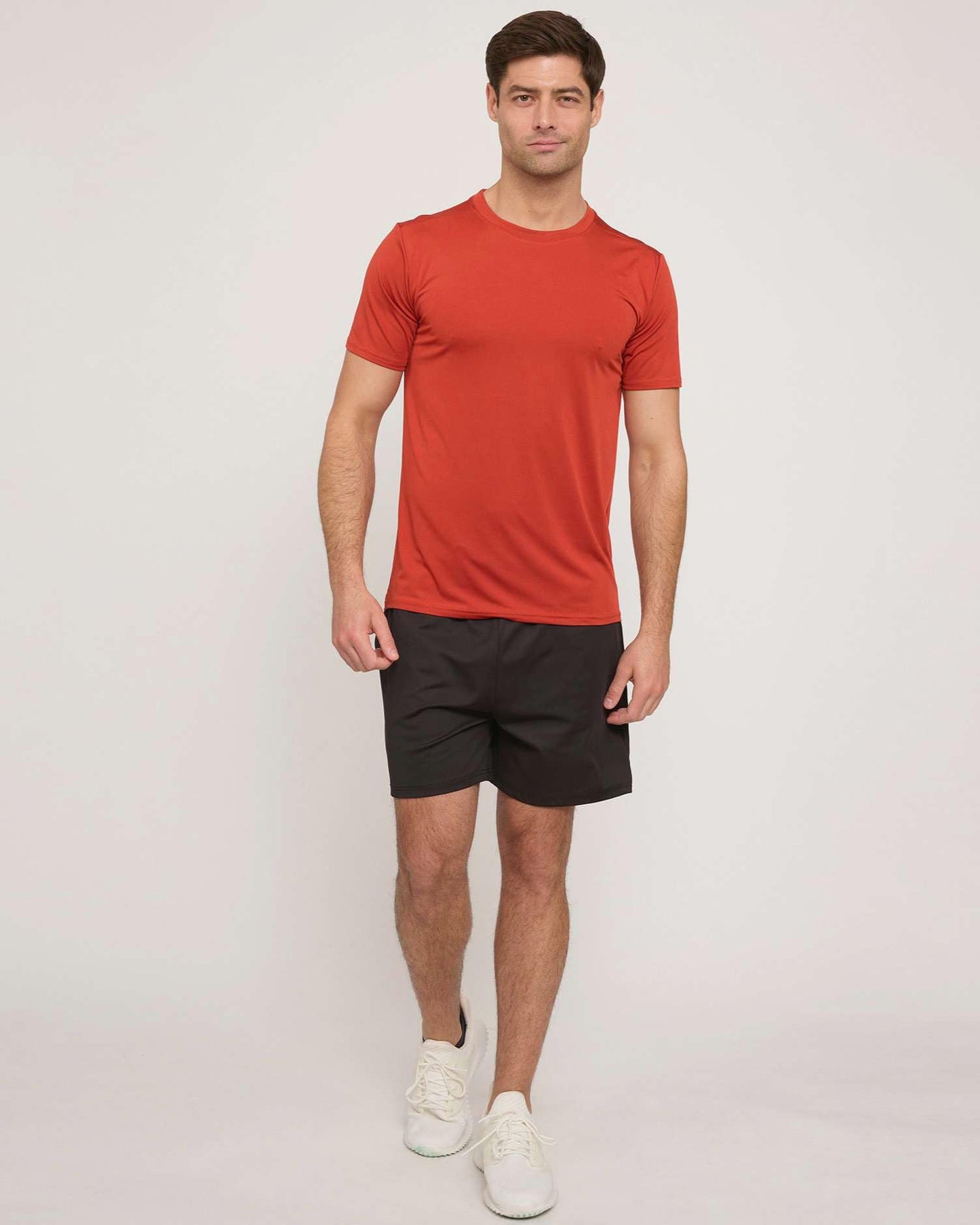 Real Essentials 5 Pack: Men's Dry-Fit Short Sleeve Crew Neck T Shirts Fitness Running Gym Workout Cool Exercise Athletic Tee, Set 17, 3X-Large