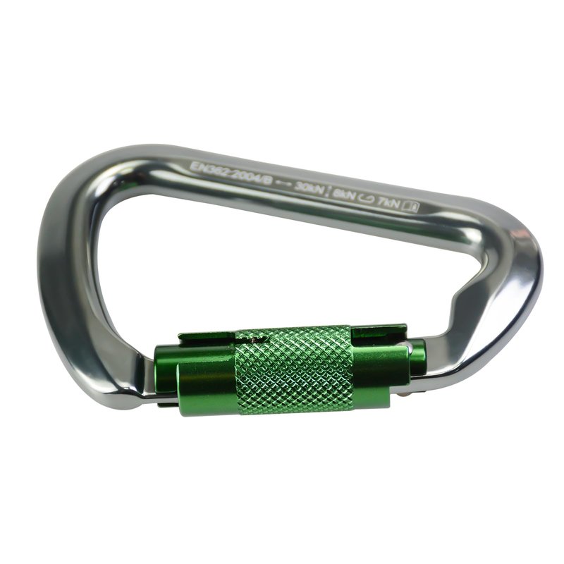 SEPEAK UIAA CE 30kN Climbing Carabiner Clips, Professional Heavy Duty Twist Locking Carabiners for Climbing,Mountaineering, Rappelling, Camping, Hiking, Swings, Large D Ring Hooks