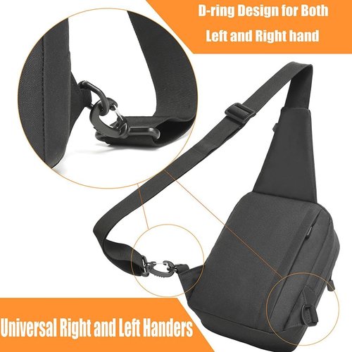 CCW Sling Bag - Concealed Carry Chest Gun Bag for Men & Women | EDC Crossbody Shoulder Bag with Holster