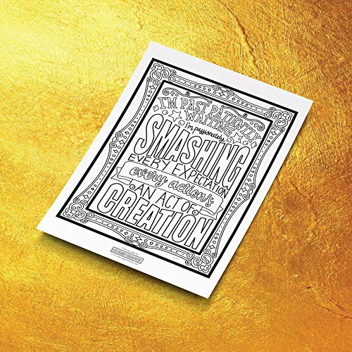 Rise Up Hamilton Inspired Coloring Pages Set of 4 - Broadway Musical Merchandise