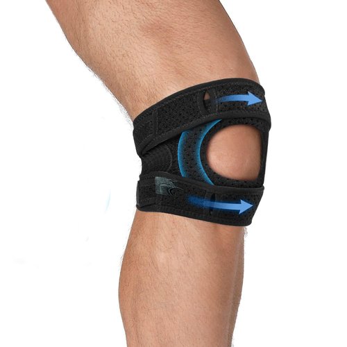Ergonomic Knee Stabilizer Pad Power Knee Brace Joint Support,Adjustable Knee Stabilizer Pads, Protective Gear Booster with Powerful Springs for Men/Women weak Legs, Arthritis, Meniscus Tear Pain