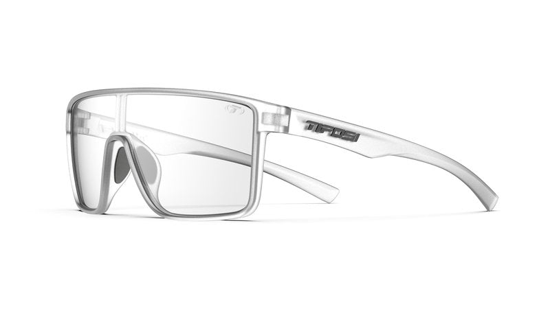 Tifosi Sanctum Glasses (Satin Clear, Clear Lens)