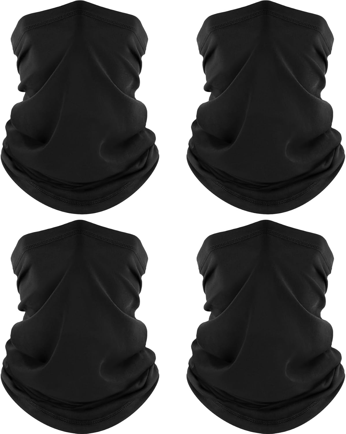 Skiennix Neck Gaiter - Cooling Breathable Face Mask with UV Protection | 4 Pack for Outdoor Use