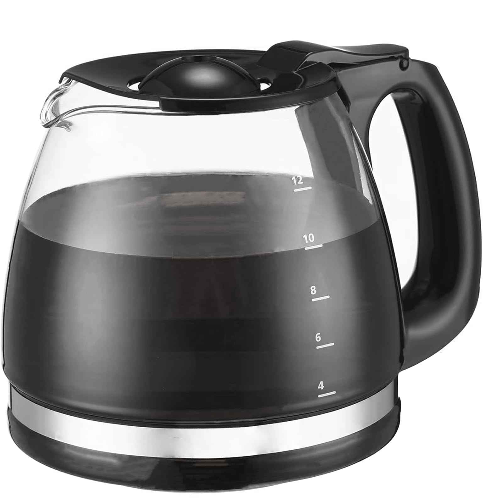 12-Cup Coffee Pot replacement Carafe Compatible with Black and Decker Coffee Maker Many Models CM1160B, CM1160W