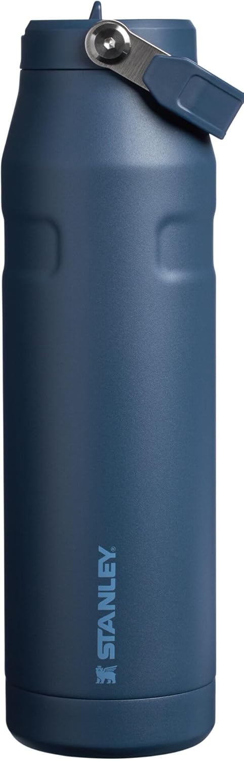 Stanley IceFlow 2.0 Water Bottle - 36 OZ Insulated Stainless Steel | Lightweight, Leak-Resistant, BPA-Free | Navy