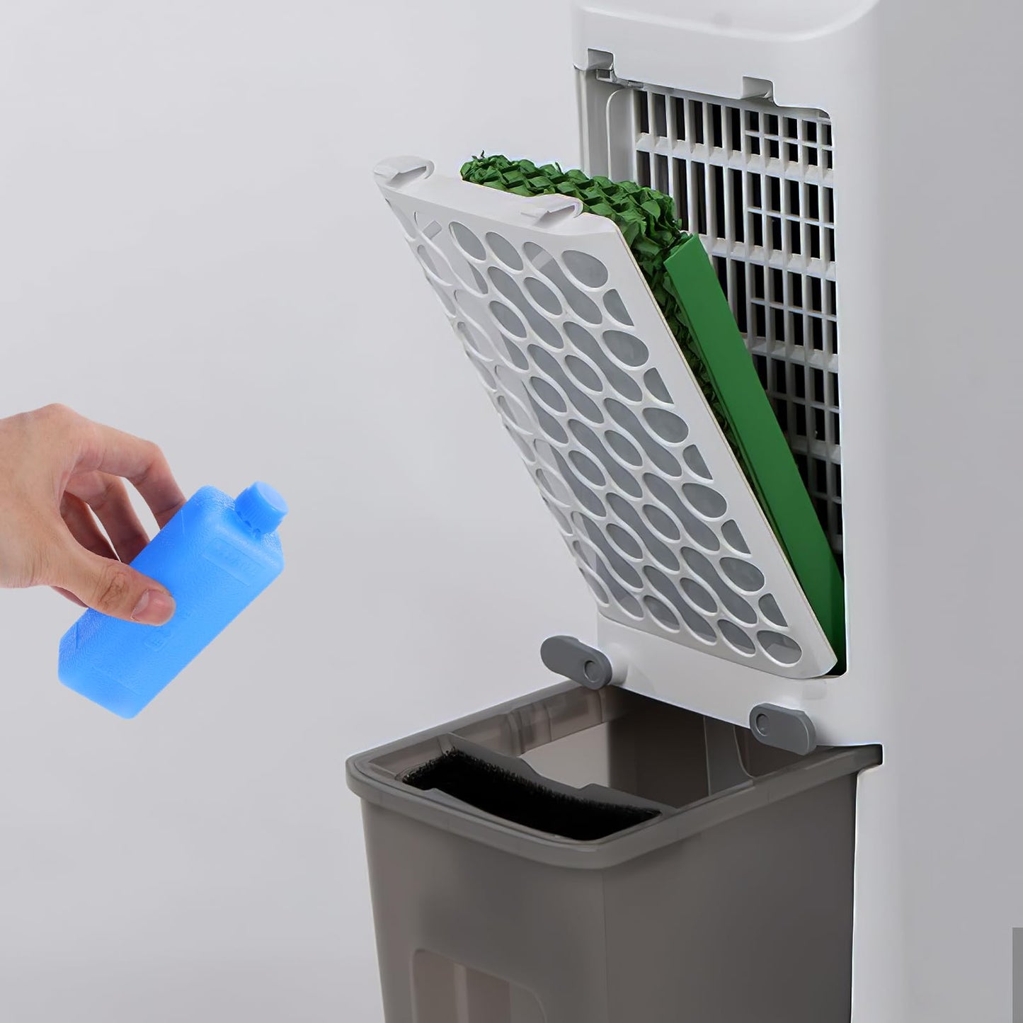 DOITOOL Reusable Freezer Ice Packs for Cooler and Air Conditioner Fan Leak-Resistant Ice Blocks for Food and Beverage Cooling Lightweight Portable Packs for Outdoor Camping and Home Use