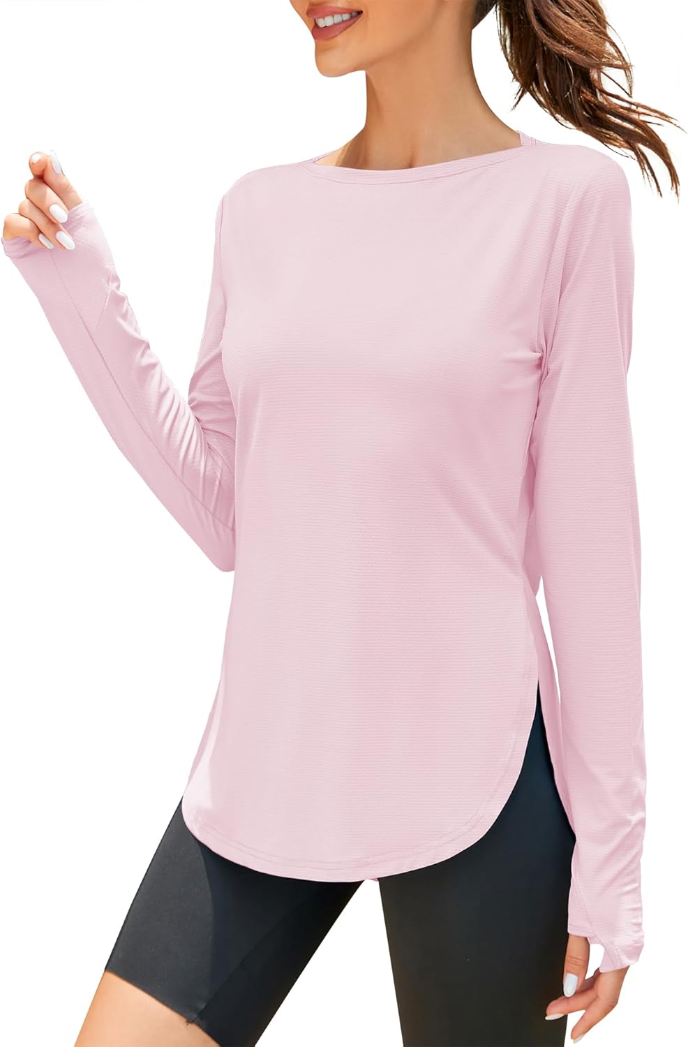 ZHENWEI Women's Long Sleeve Sun Shirt - Lightweight UV Protection UPF 50+ for Golf & Hiking