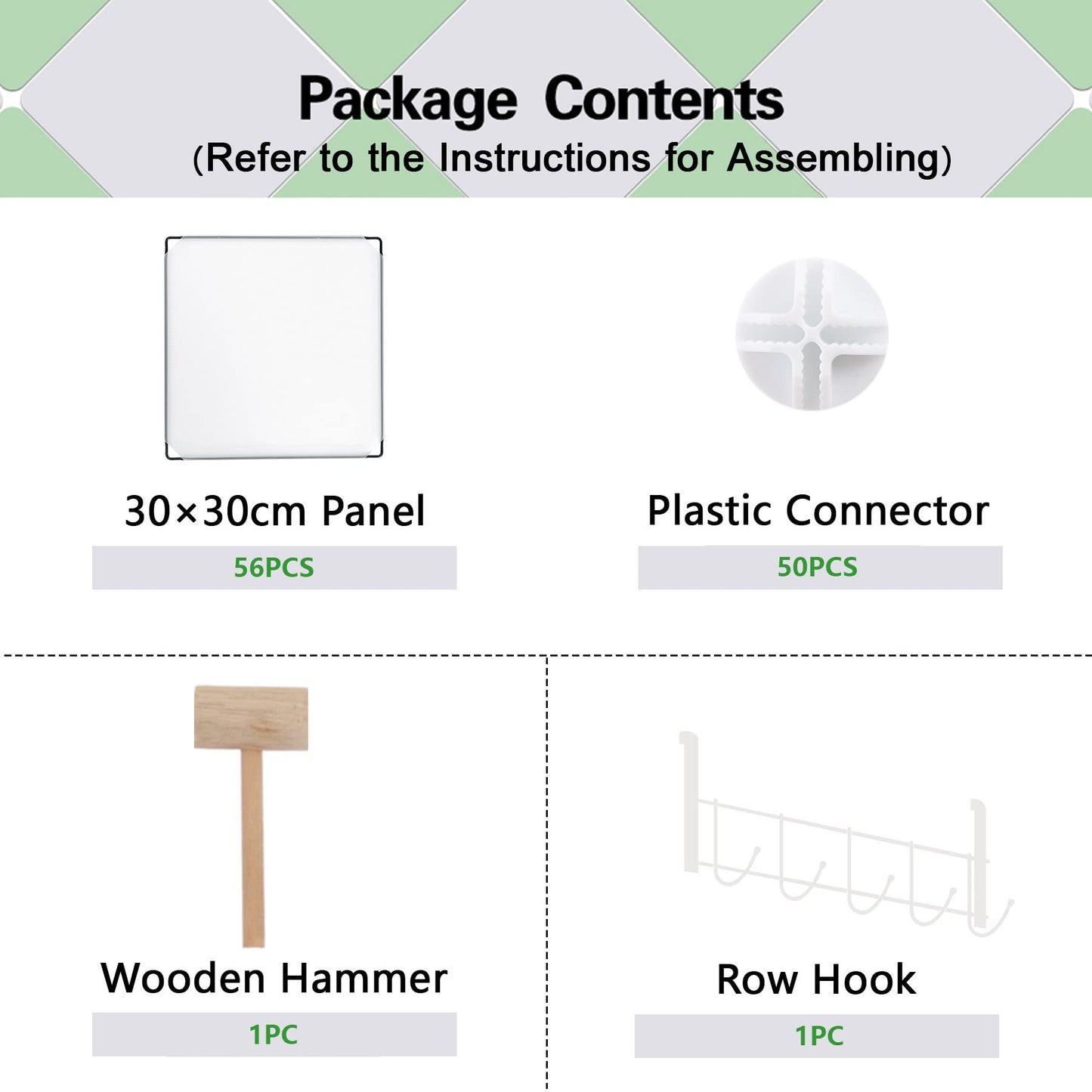 C&AHOME Cube Storage Organizer, 16-Cube Shelves Units, Plastic Storage Cubes, DIY Closet Organizer, Modular Closet Storage Shelves Ideal for Home, Bedroom, 48.4" L × 12.4" W × 48.4" H Milky UPCS16M