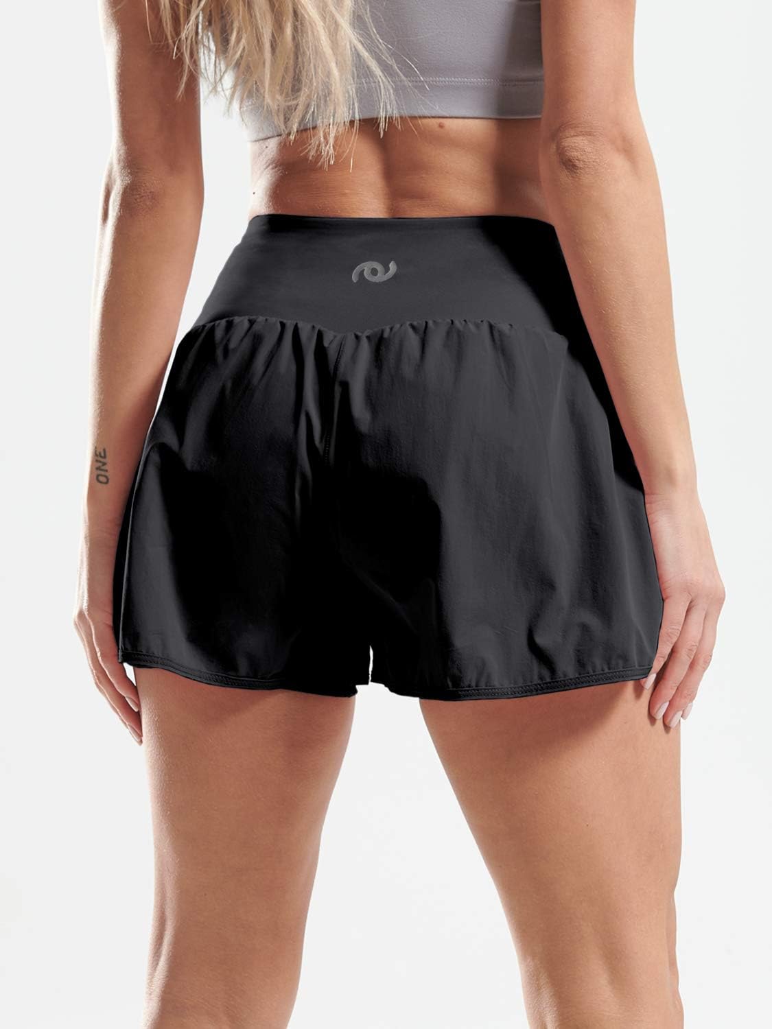 CADMUS Women's 2-in-1 Workout Shorts - Athletic Gym Running Shorts with Phone Pockets