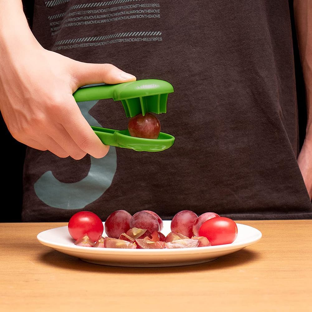Skiennix Multifunctional Kitchen Gadget - Cherry Tomato, Strawberry & Grape Segmented Cutter