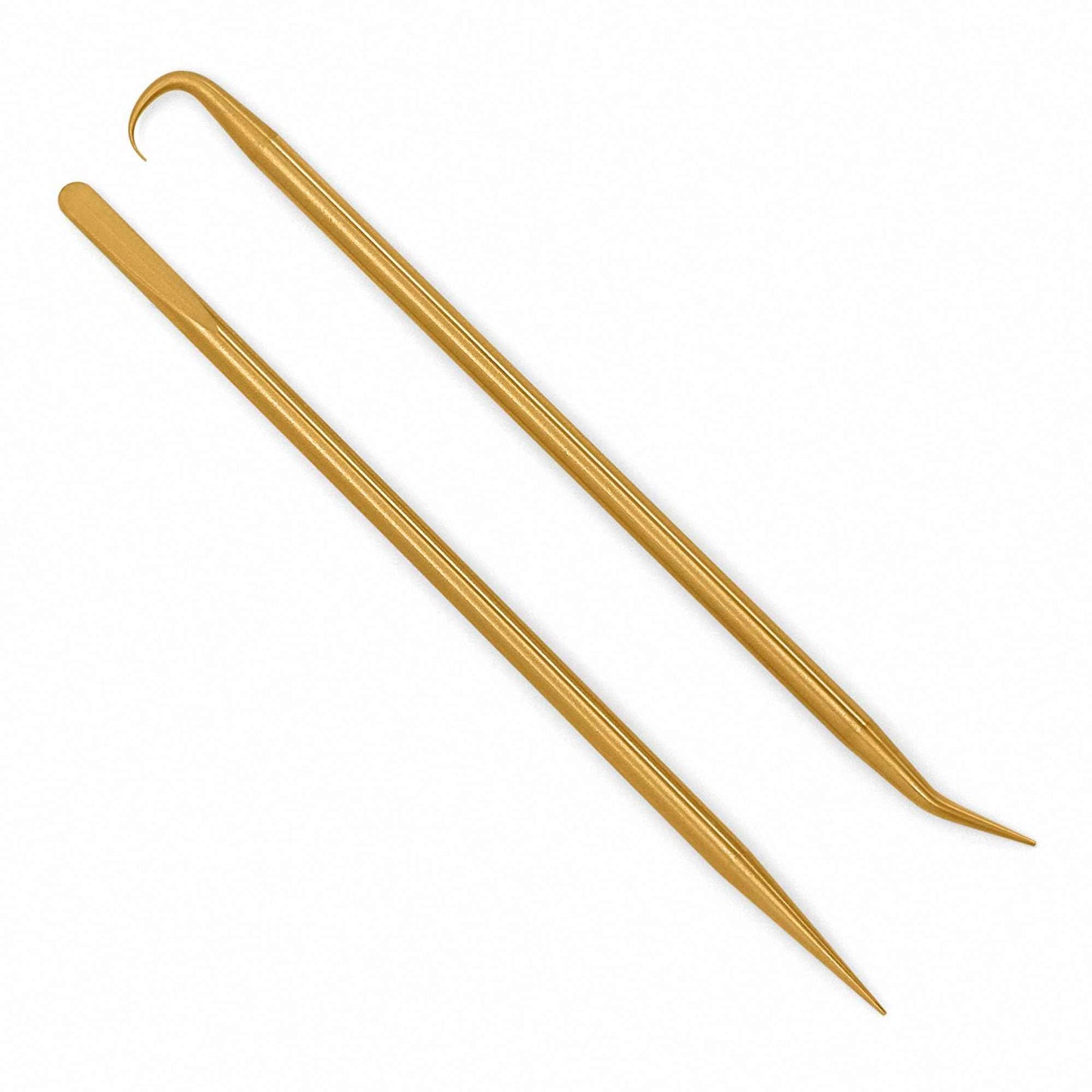 Rosemont Scuba Premium Brass Pick Kit – 2 Picks with 4 Tip Styles | O-Ring and Seal Removal Tools for Scuba Diving, Automotive, and DIY Maintenance | Durable, Scratch-Free Design