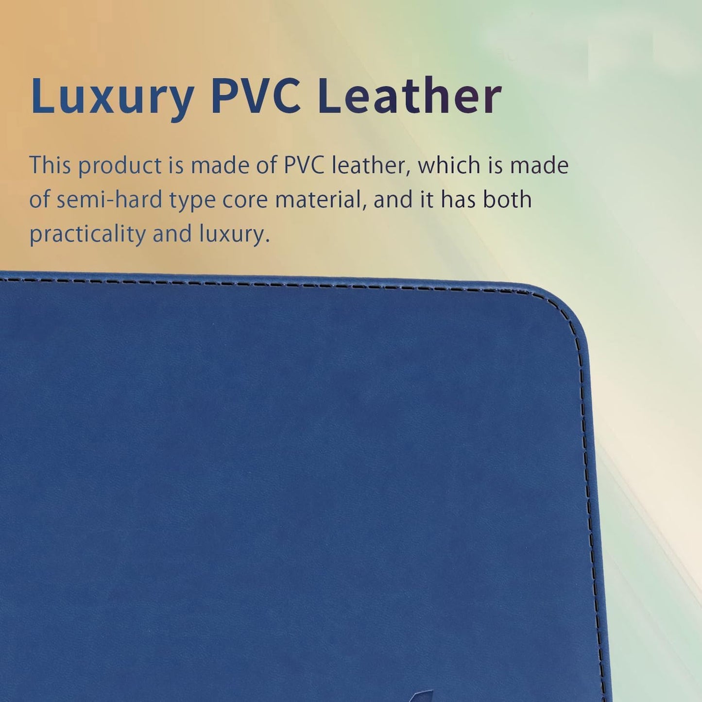 Skiennix 9-Pocket Trading Card Binder - Premium PU Leather, Soft Suede Lining | Holds 360 Cards
