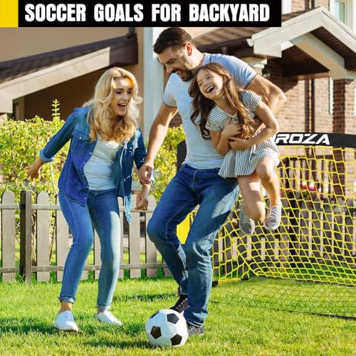 Kids Soccer Goals Set - Portable Pop Up Soccer Nets for Backyard Play