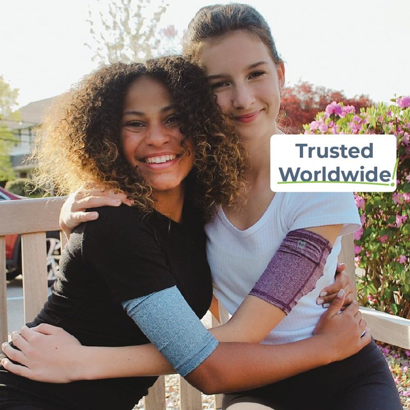 Mighty Well PICCPerfect PICC Line Cover: Soft Touch Double Layer PICC Line Arm Cover | Solid Black, Large