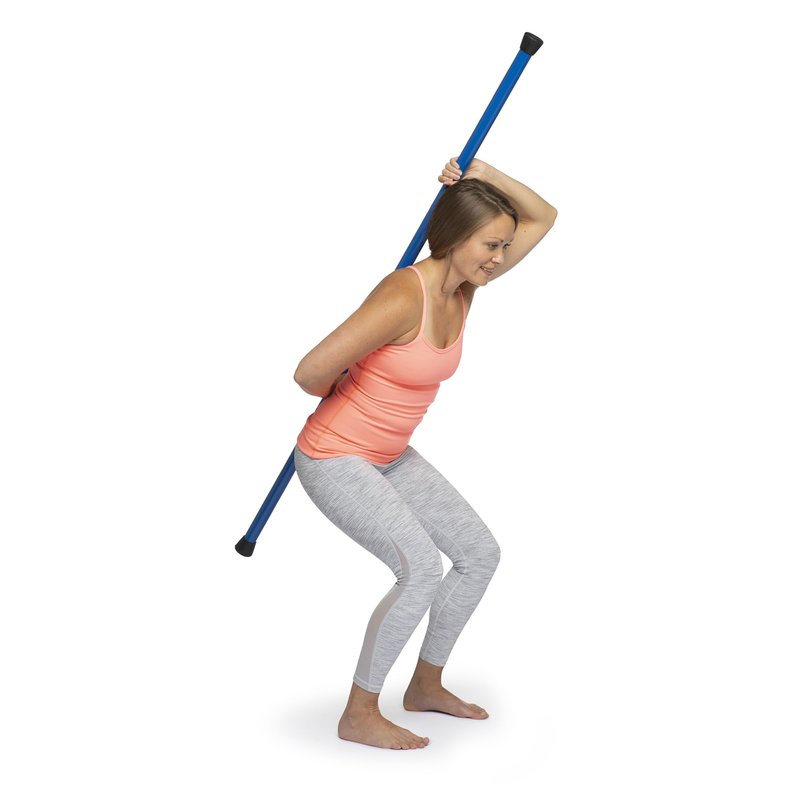 OPTP Booyah Stik by Bob and Brad - Yoga Stick for Stretching, Walking, and Exercise - Physical Therapy Stick, Pilates Stick, or Fitness Stick for Balance and Mobility Training