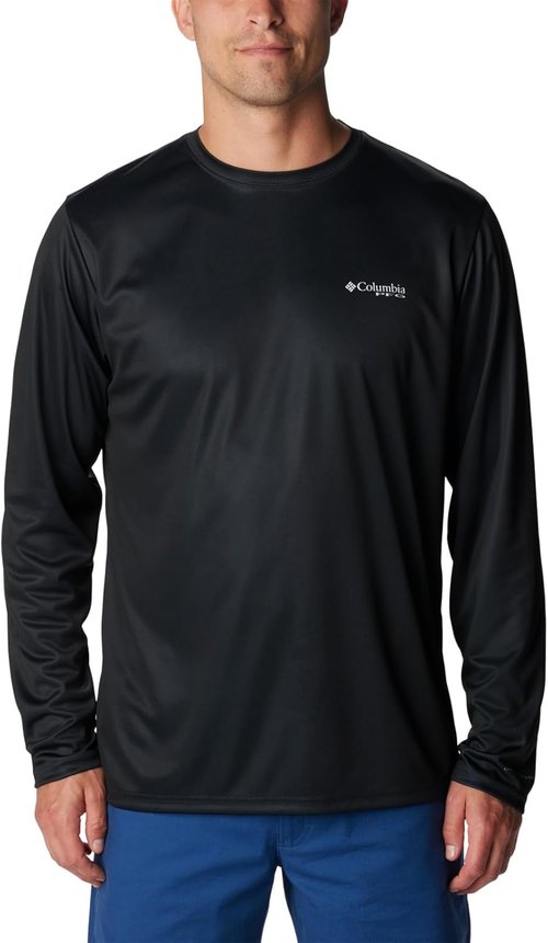 Columbia Men's Terminal Tackle Long Sleeve Shirt - PFG Tarpon Rise Design | Lightweight & Breathable