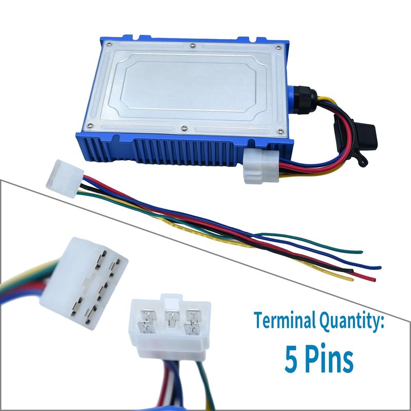 360W 30A Golf Cart Voltage Regulator Converter 48V 36V to 12V Converter Regulator DC Power Reducer Compatible with EZGO Club Car
