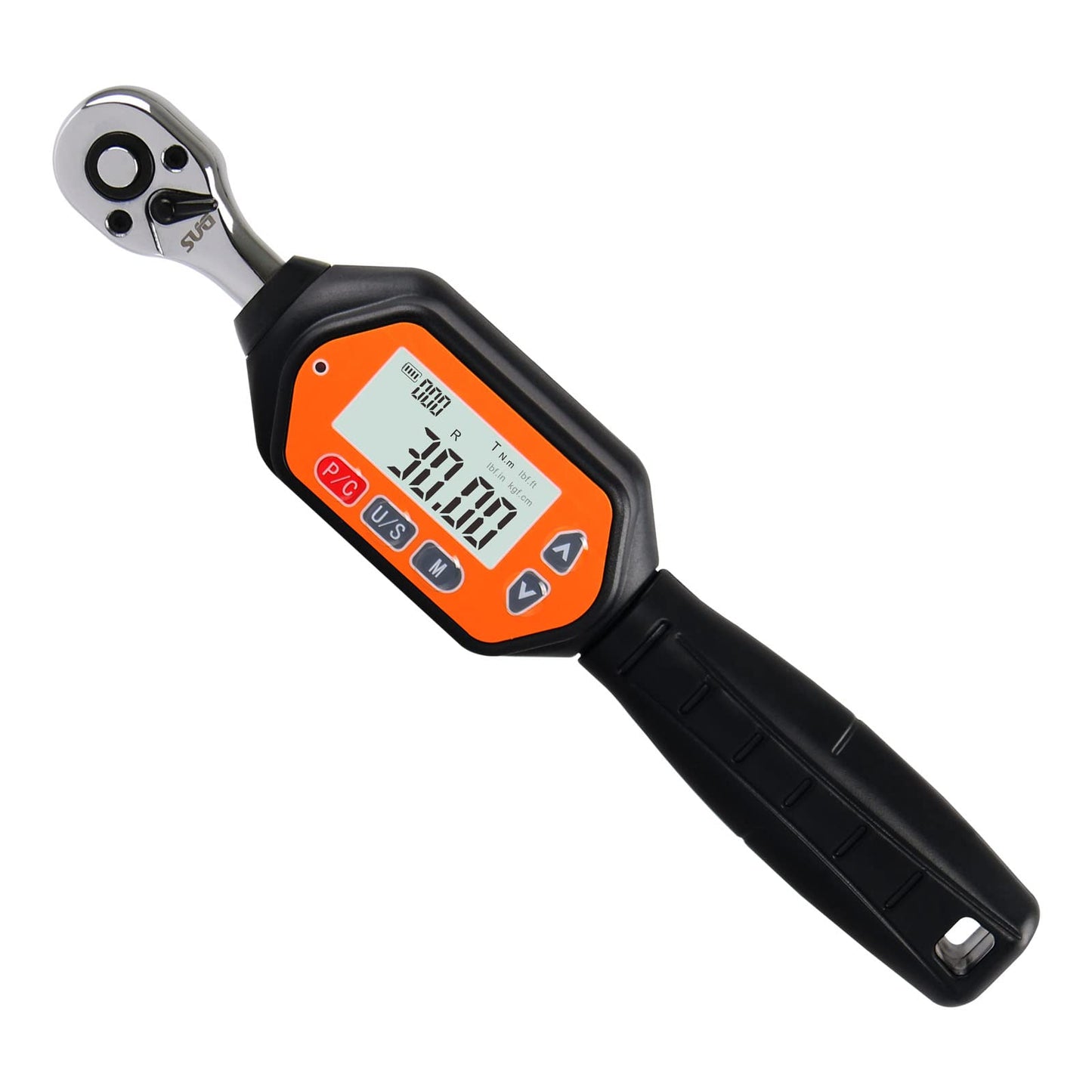 SUGPV Mini Digital Torque Wrench - 1/4-inch Drive with Buzzer & LED, 0.9-30 Nm, High-Precision Electronic Tool for Bike & Car Repairs, Calibrated for Reliability
