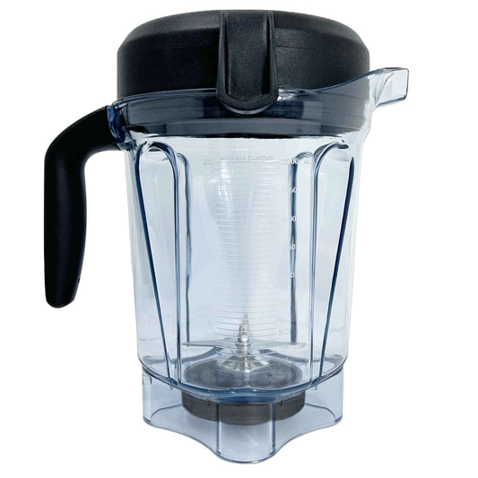 For Vitamix Blender Pitcher 64oz Low-Profile, Replacement Pitcher for Vitamix 750 5300 5200 5000 7500 6300 Vm0102 Vm0103 Vm0197 E310 G/Classic C/Explorian/Commercial series etc