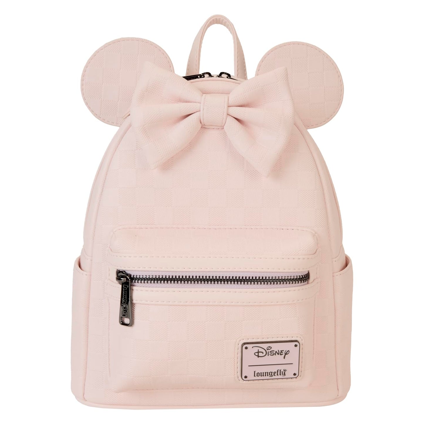 Loungefly Minnie Mouse Checkered Texture Mini Backpack