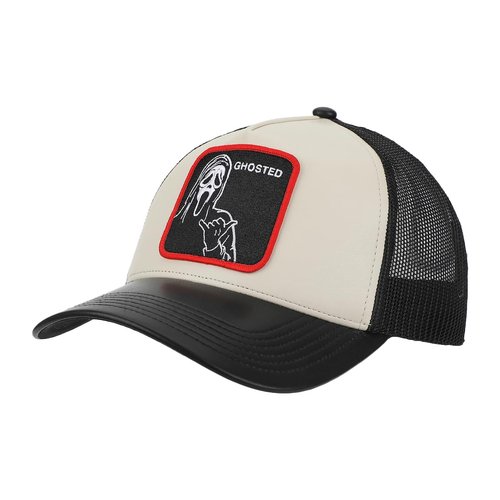 Bioworld Ghostface Character Art Adult White Trucker Hat
