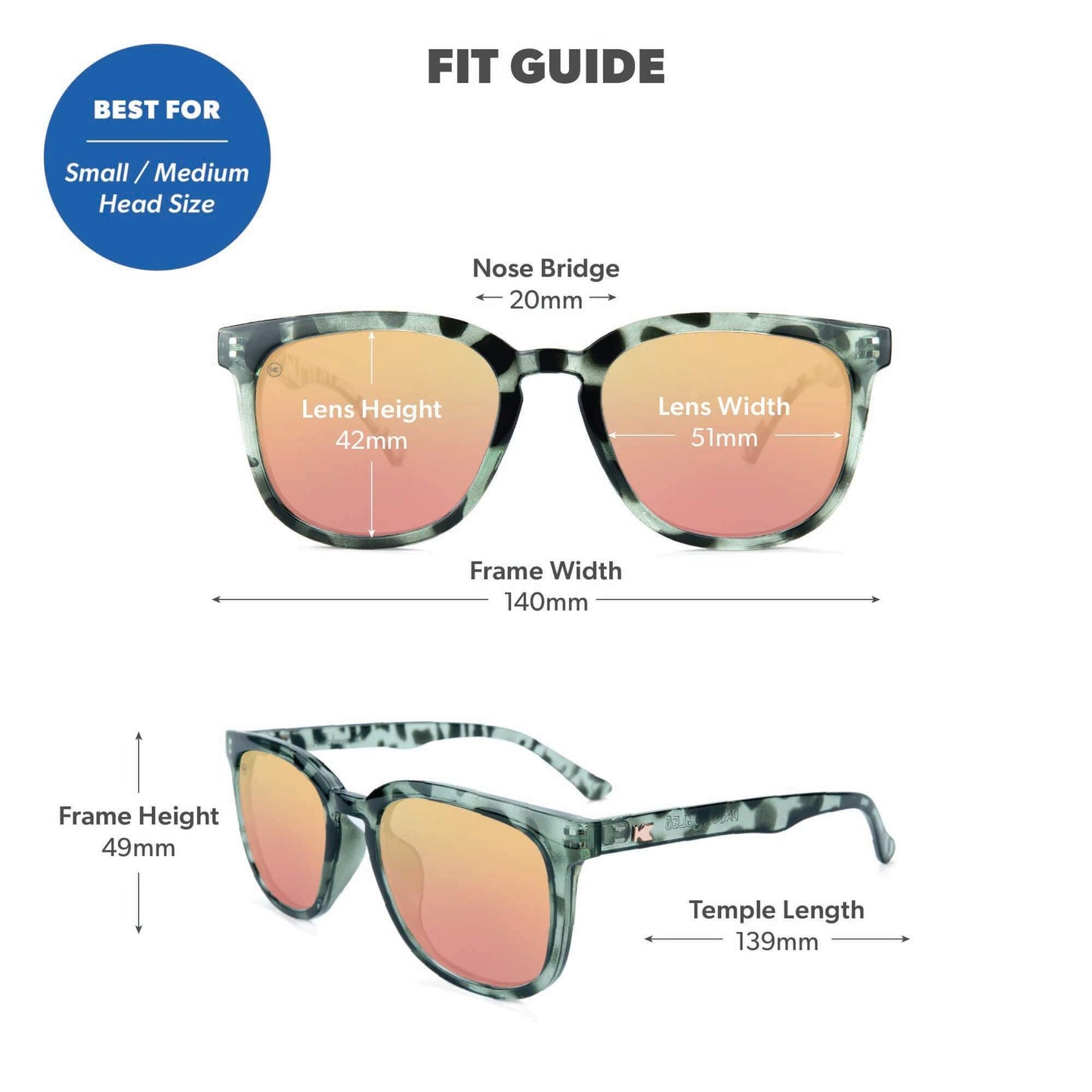 Knockaround Paso Robles Polarized Sunglasses for Men & Women - Trendy Sunglasses - UV400 Protection