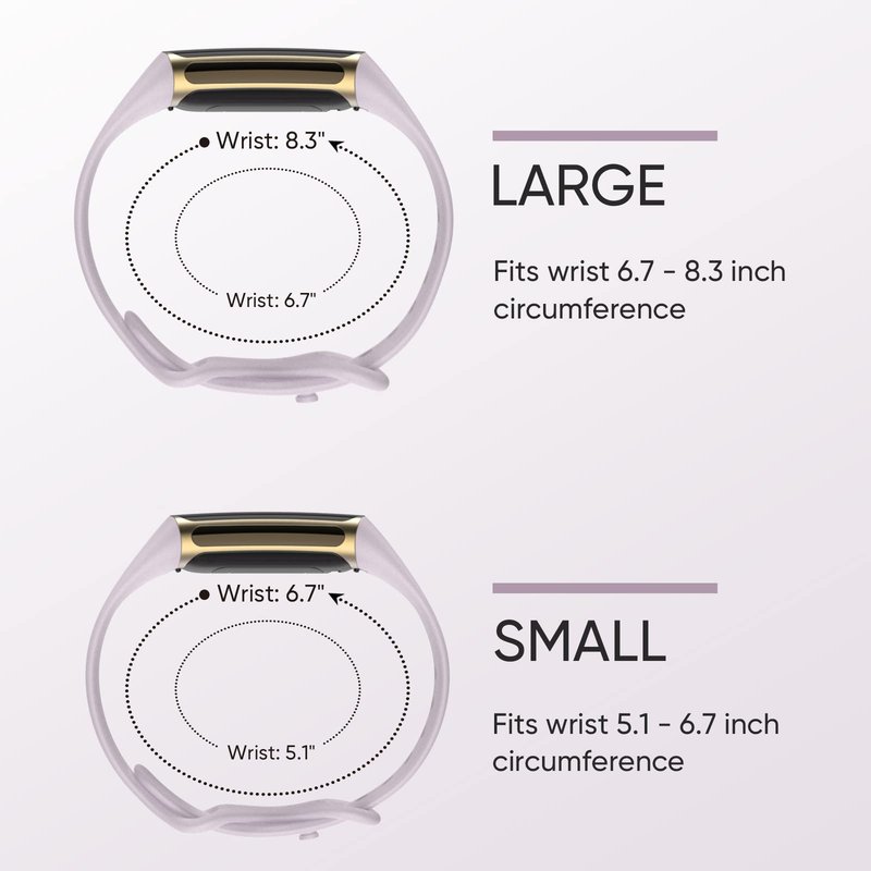 [12-Pack] Silicone Bands for Fitbit Charge 5, Replacement Bands for Charge 5 (Small Size)