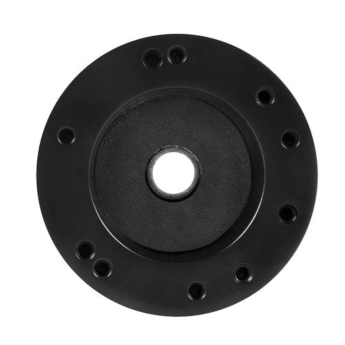 AIPSET Golf Cart Steering Wheel Adapter Compatible with Club Car Precedent Golf Cart Steering Wheel, Works on 5-6 Holes Steering Wheel, Aluminum Alloy-Black
