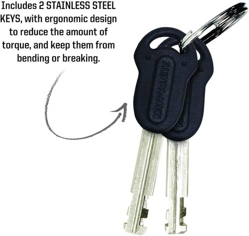 Kryptonite Bike Lock Cable - 6ft Braided Steel Anti-Theft Security Lock for Bicycles & Outdoor Gear