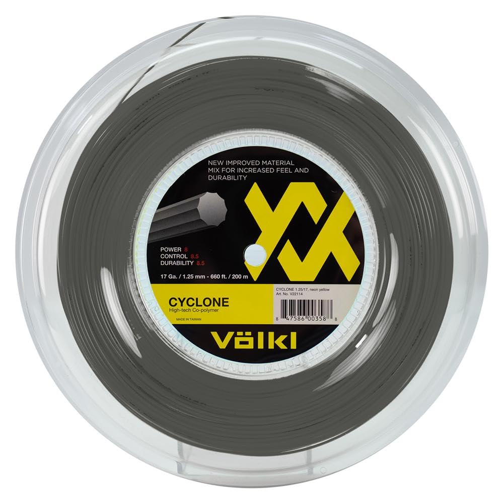 Volkl Cyclone 17g Tennis Reel Graphite, Grey