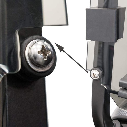TechInovat Tinted/Smoke Golf Cart Windshield (2007-2016) for Yamaha G29 Drive Folding Down Gas or Electric Golf Cart