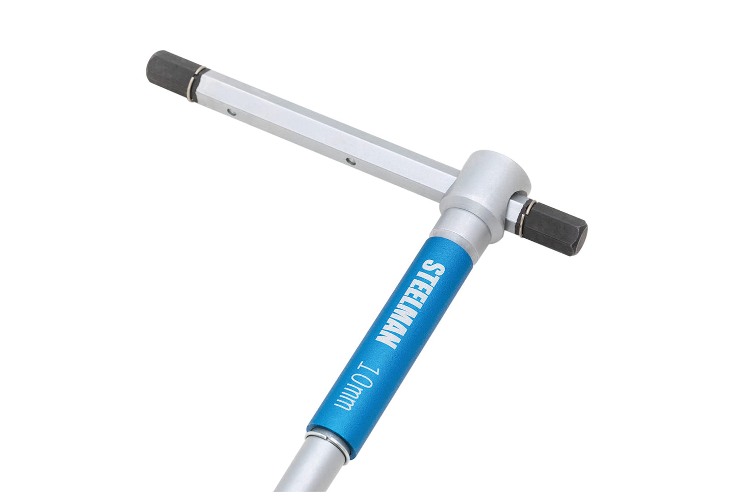 Steelman 8-Piece Metric T-Handle Allen Hex Key Wrench Set, Free Spinning Sleeves, Sliding Handle for Access, Precision Machined Tips, with Storage Tray, for Bicycle, Auto, Moto, Small Engine (42600)