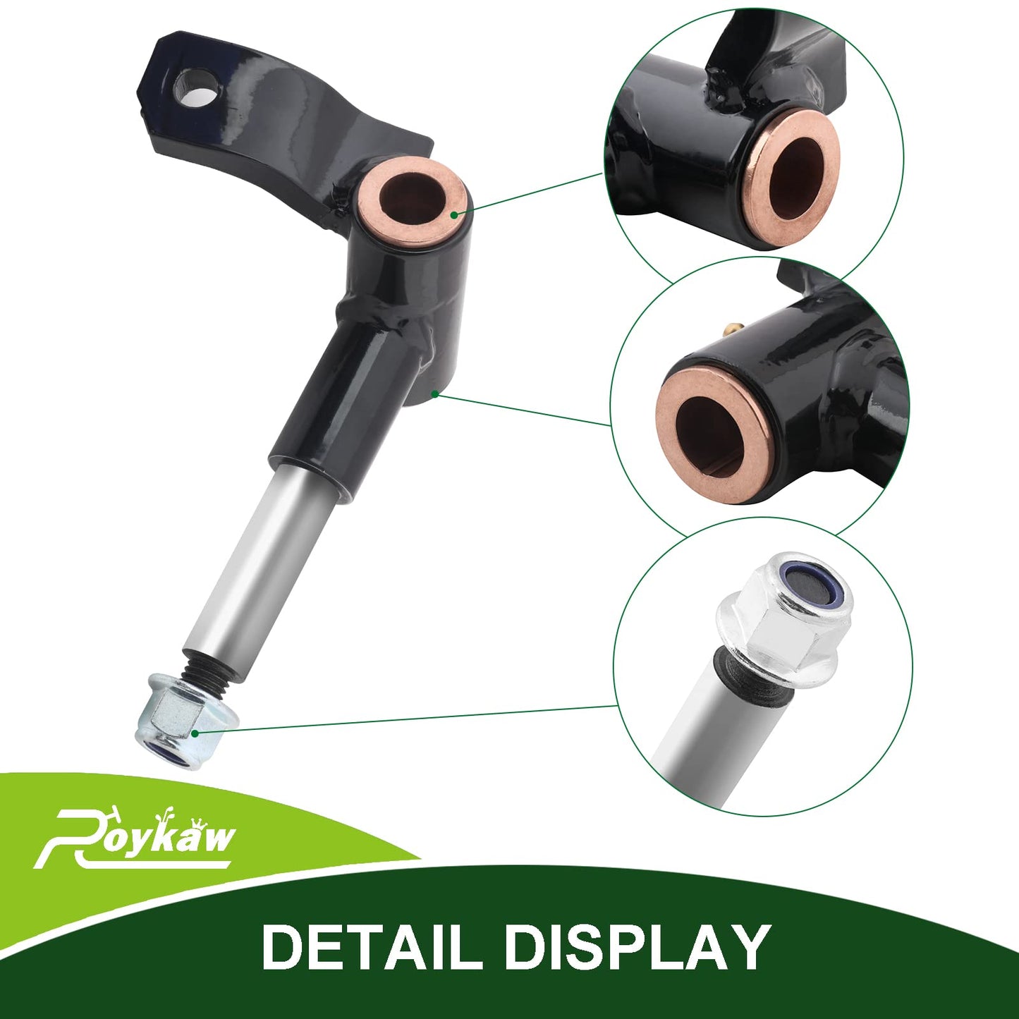 Roykaw Club Car Precedent Spindle Assembly for 2004-up Gas and Electric Golf Cart Models, Driver Side, Replaces OEM # 1022879-01, 1036387-01