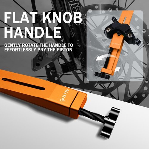 alltoo Brake Tool for Shimano and SRAM, Piston Press Tool for Brake Caliper, Hydraulic Disc Brake Caliper Piston Press Tool Compatible with All Brands, for Quick Brake pad Replacement