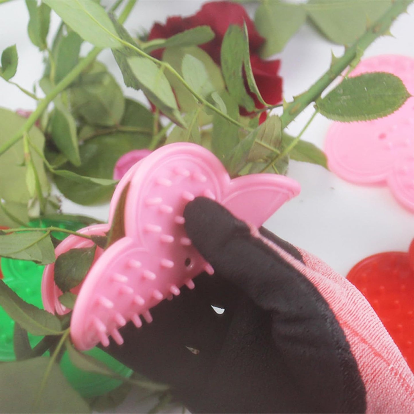 Floral Tool Kit, Rose Thorn Stripper Tool Garden Pruning Shears Scissors Kit, Glove for Floral Making Supplies,Use for Florist Supplies