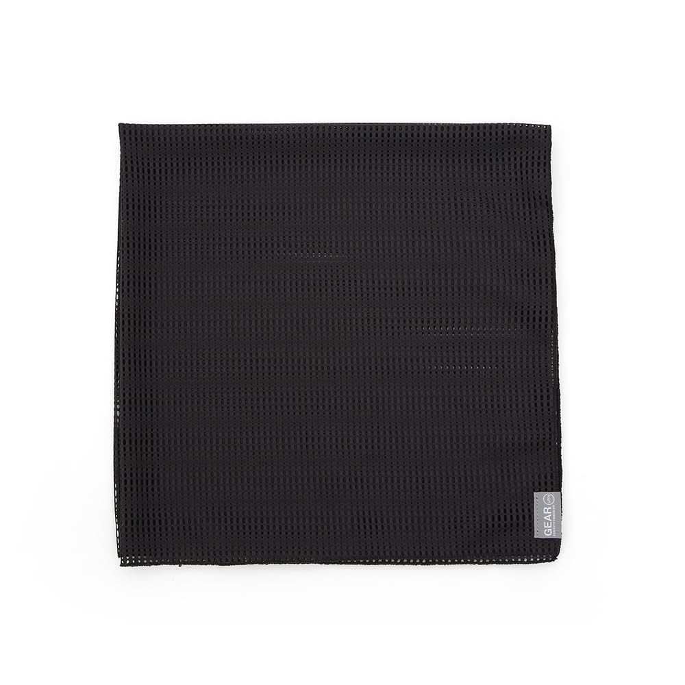 UNDERCONTROL Quick-Dry Mesh Scarf Lightweight Breathable Outdoor Bandana for Hiking, Running, Camping, Gorpcore Style Korea (Charcoal)