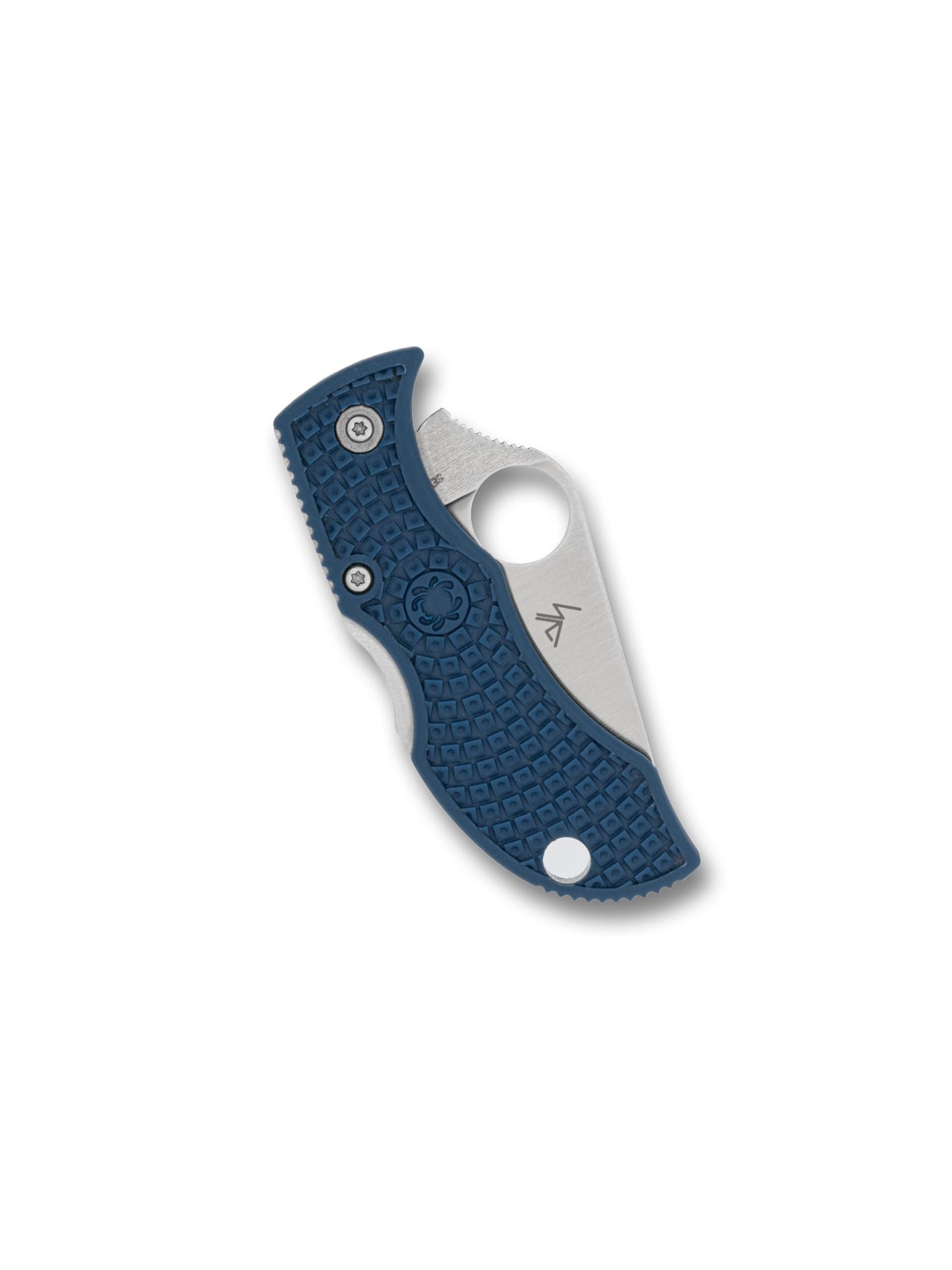 Spyderco Knives ManBug Back Lock MPCBL Cobalt Blue FRN and CPM SPY27 Stainless Steel Pocket Knife