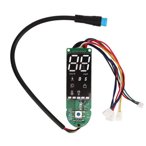 Alomejor Electric Scooter Circuit Board, Data Display and Dual Brake Replacement PCB for Daily Commute Urban Travel commuters