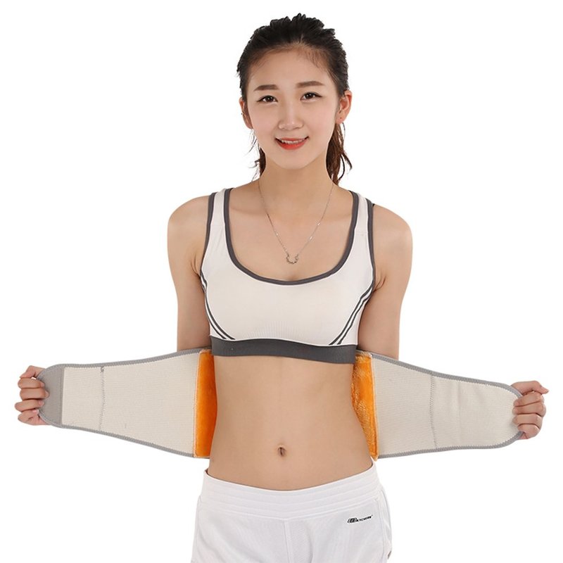 VORCOOL Men Women Winter Thicken Thermal Plush Waist Warmer Lumbar Support Belt Cozy Warm Abdominal Protector Stomach Body Wrap Band Back Brace Kidney Binder Size XL