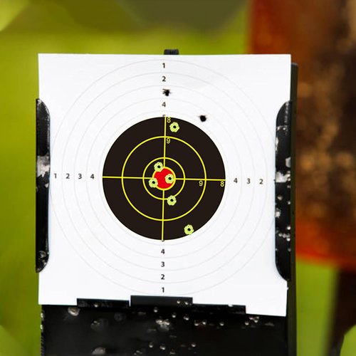 GearOZ Bullseye Splatter Target Stickers - 90-225 PCS Reactive Shooting Paper Targets | Adhesive for BB & Airsoft