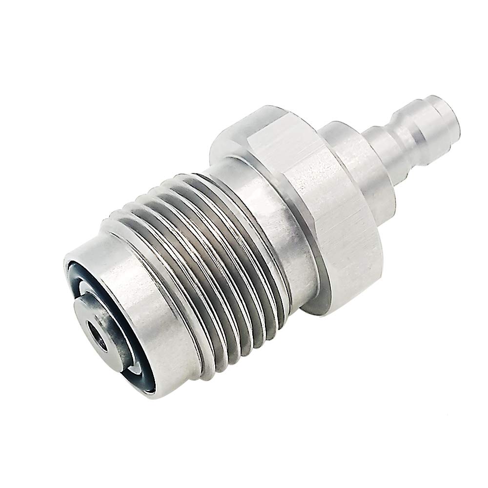 DIN Adapter with 8mm Quick Disconnect Fitting for Paintball Fill Station