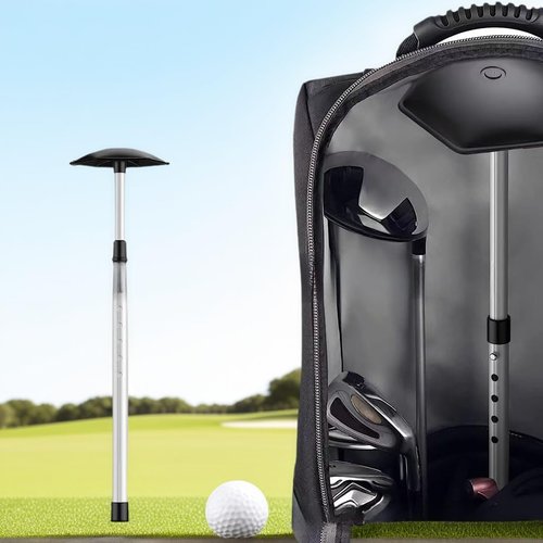 Meichoon Golf Travel Bag Support Pole 4-Section Adjustable Support Rod 20-52" for Golf Club Protection Durable Aluminum Alloy Golf Bag Accessory TP16