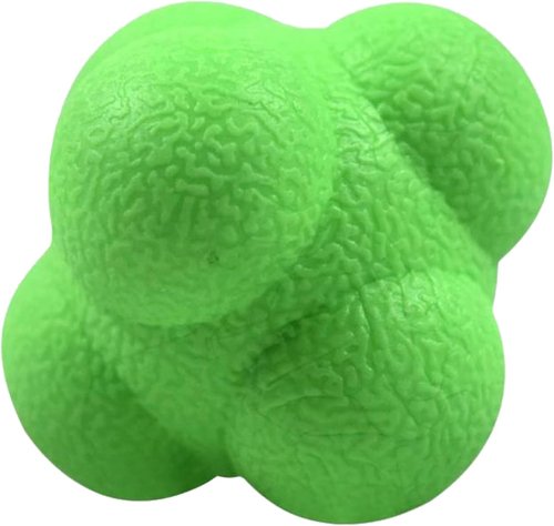 AIRLAXER Reaction Ball - Reflex Training Ball for Hand-Eye Coordination | 2.83 Inch, Pack of 3 (Blue, Yellow, Green)
